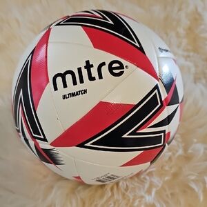 Mitre Kids Soccer Ball - White & Pink
